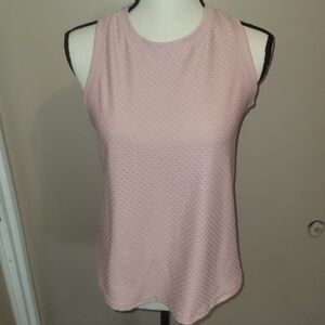 Calia Athletic Pink Textured Sleeveless Top